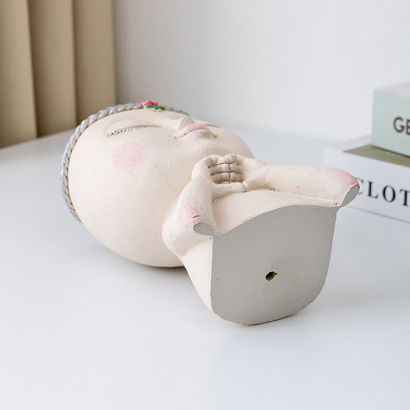 Herzensdame Blumengefäß